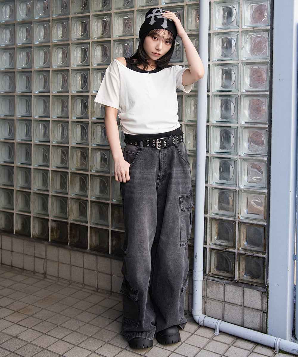 ホワイト　モデル：159cm F着用