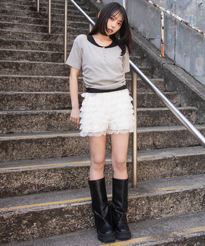 杢グレー　モデル：159cm F着用