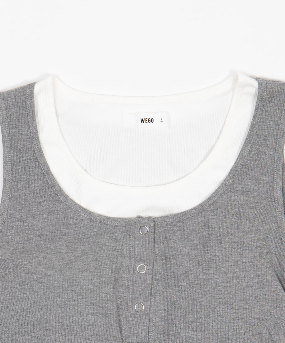 レイヤードデザインカップインタンク