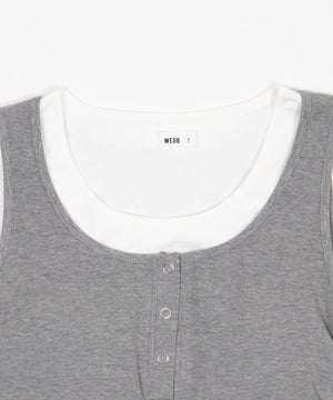 レイヤードデザインカップインタンク