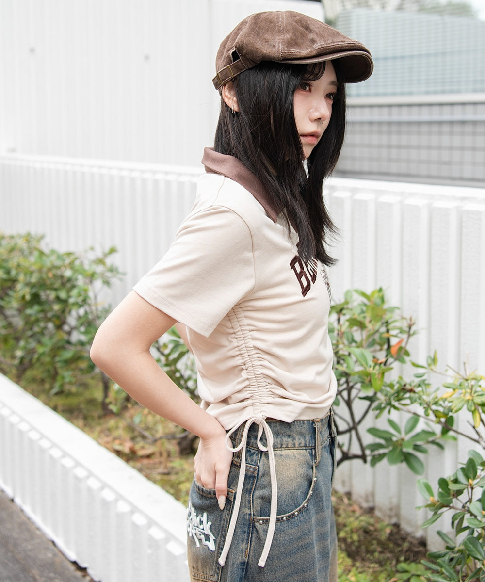 ブラウン モデル：159cm F着用