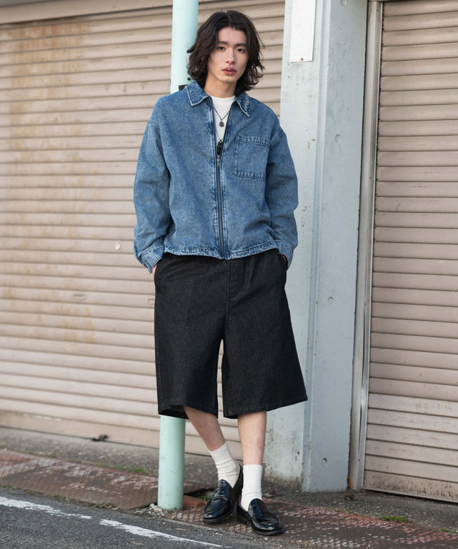 デニムブラック モデル：182cm L着用