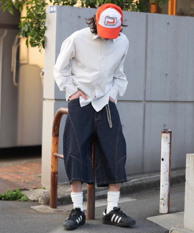 デニムインディゴ モデル：182cm L着用