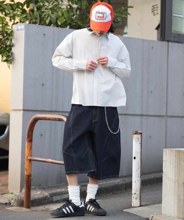 デニムインディゴ モデル：182cm L着用