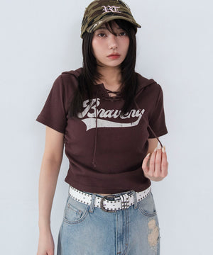 ブラウン　モデル：159cm F着用