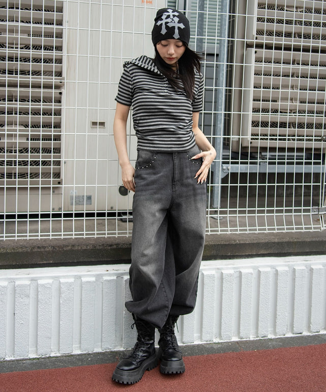 柄１　モデル：159cm F着用