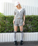 杢グレー　モデル：166cm F着用