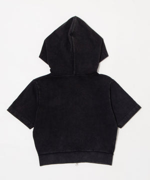 半袖ショートZIPパーカー