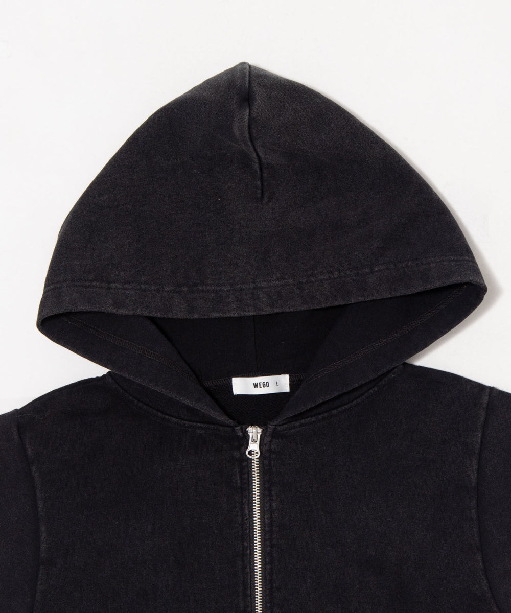 半袖ショートZIPパーカー