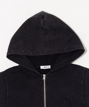 半袖ショートZIPパーカー