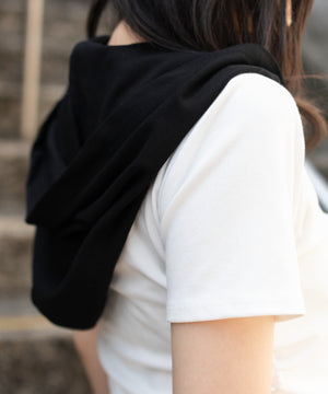 レイヤードドッキングフードT