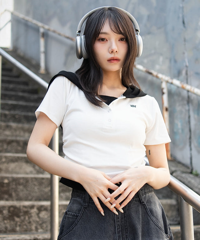 ホワイト モデル：159cm F着用