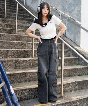 ホワイト モデル：159cm F着用