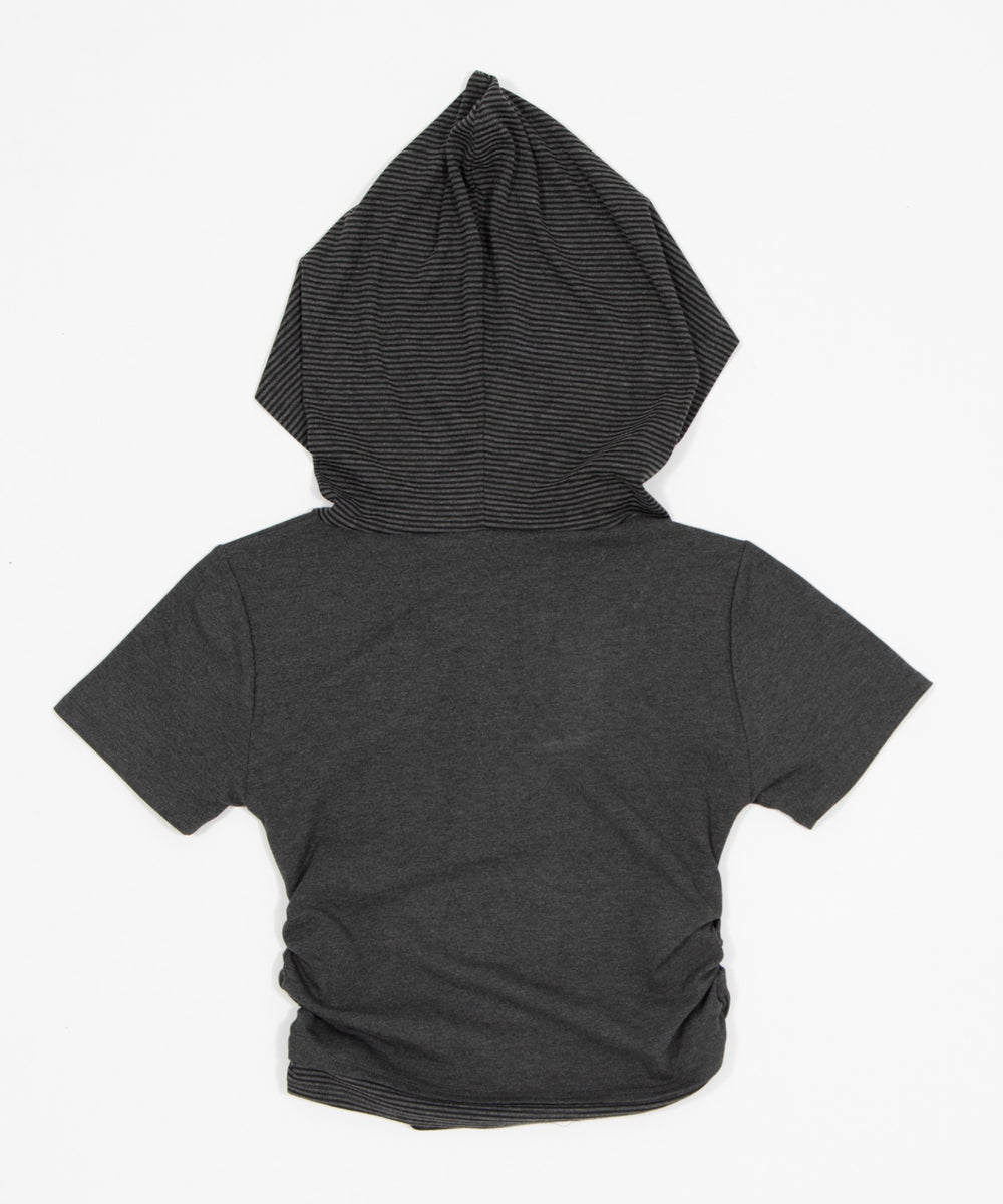 レイヤードドッキングフードT