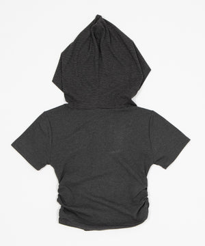 レイヤードドッキングフードT