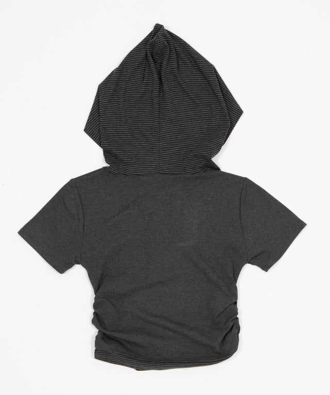 レイヤードドッキングフードT