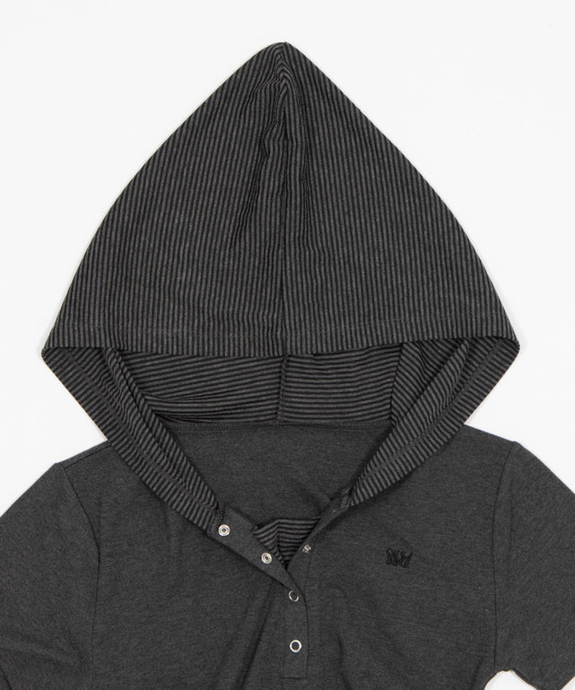 レイヤードドッキングフードT