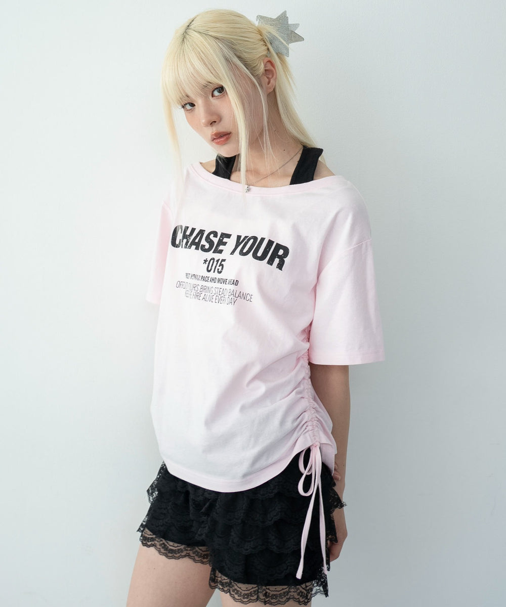 ピンク　モデル：166cm F着用