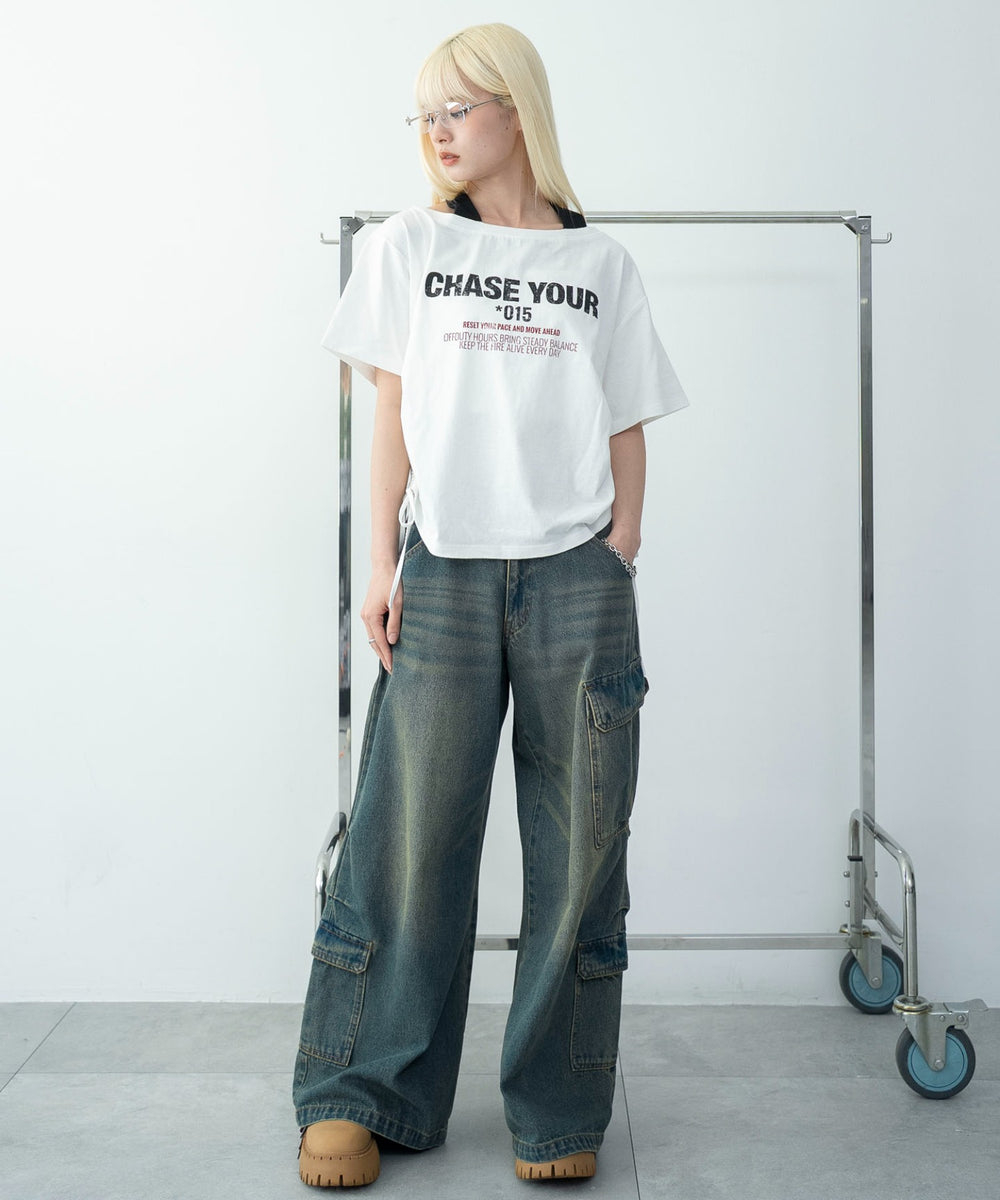 ホワイト　モデル：166cm F着用