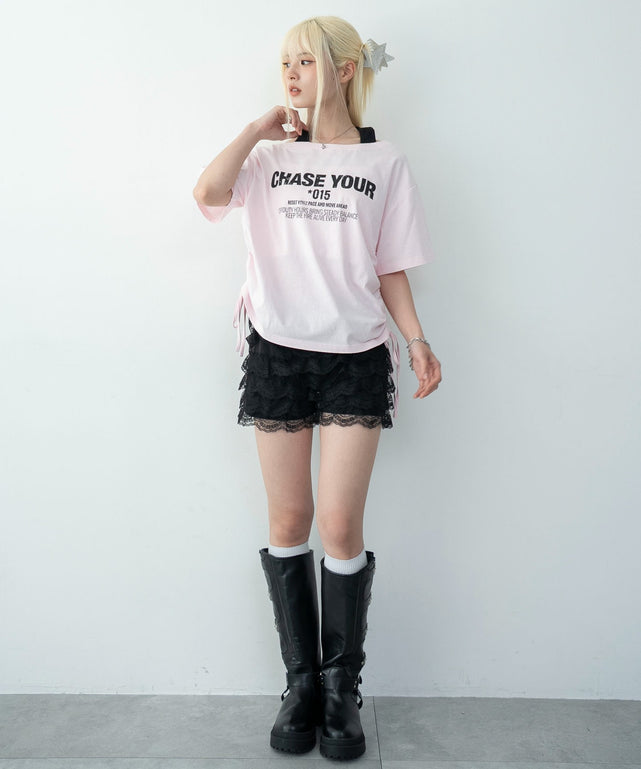 ピンク　モデル：166cm F着用