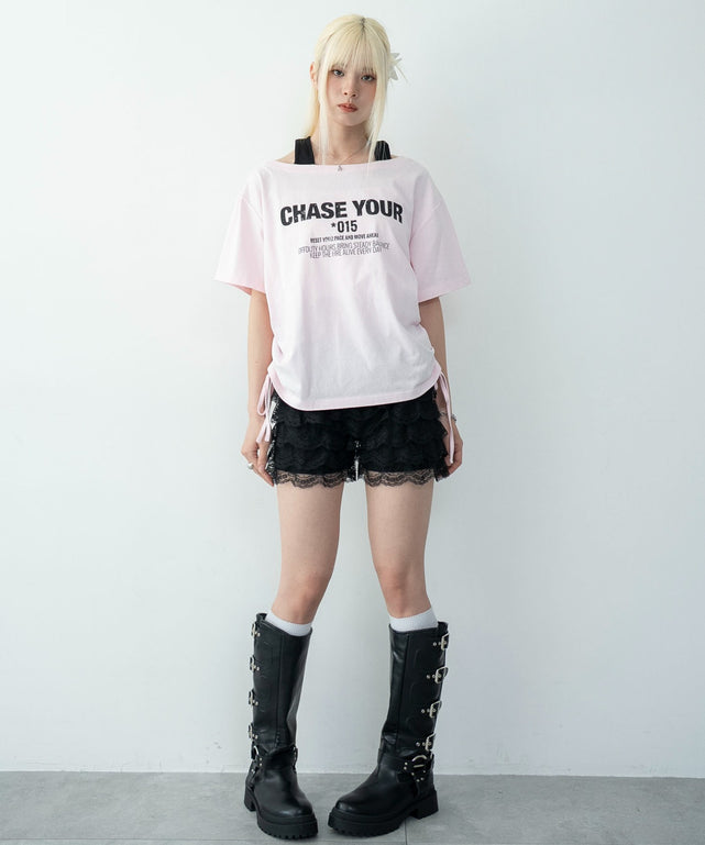 ピンク　モデル：166cm F着用