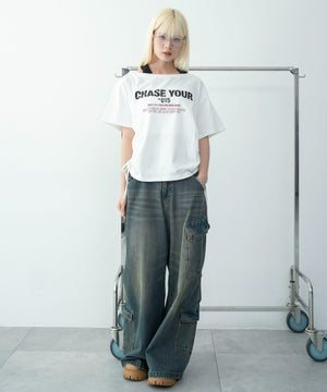 ホワイト　モデル：166cm F着用