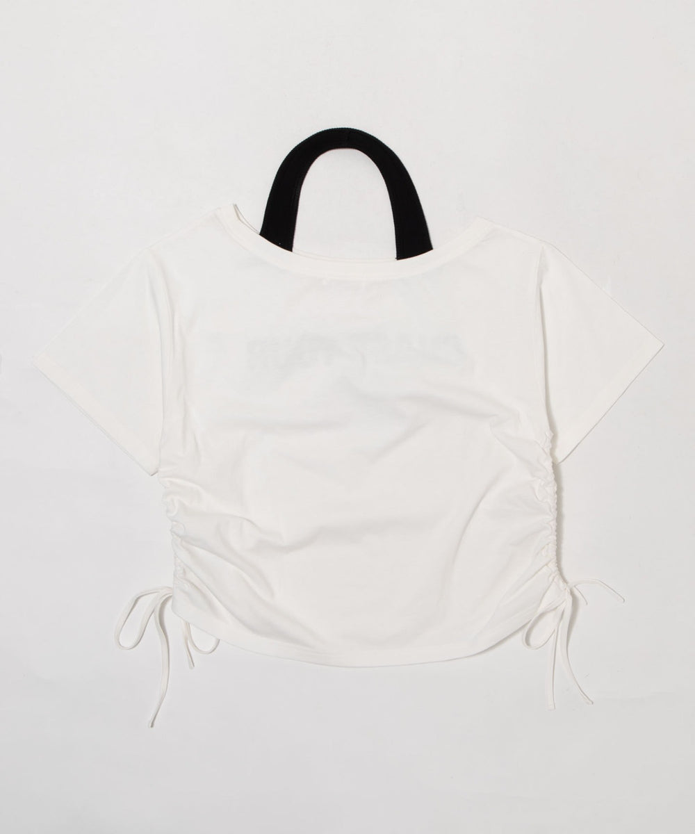 ホルターネックレイヤードワンショルT