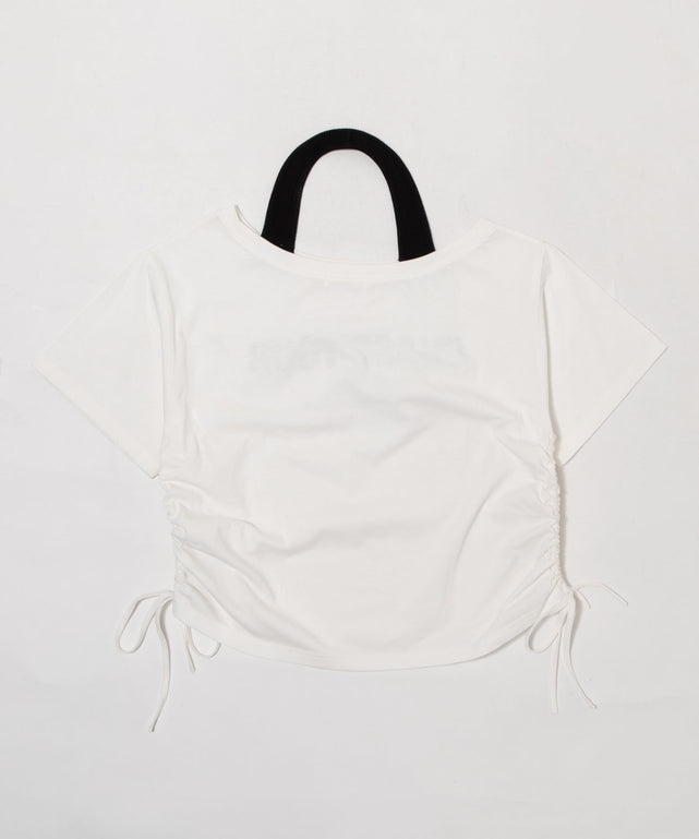 ホルターネックレイヤードワンショルT