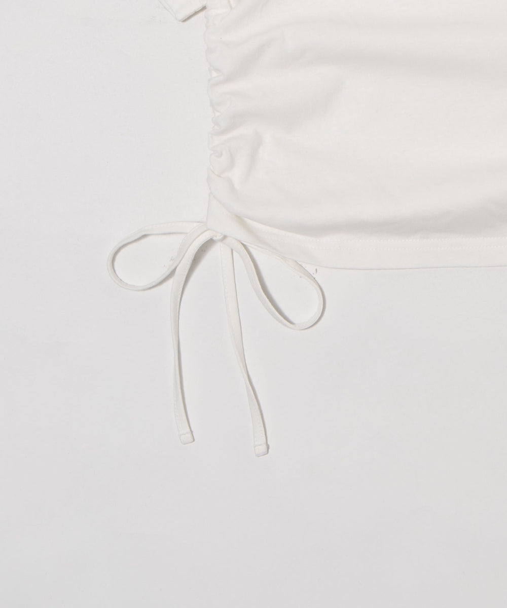 ホルターネックレイヤードワンショルT