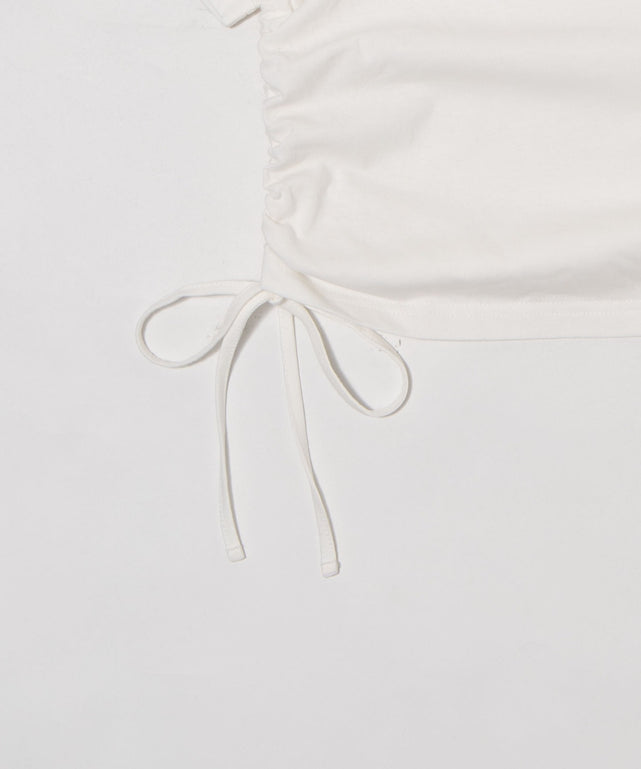 ホルターネックレイヤードワンショルT