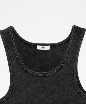 コットンリブタンクトップ