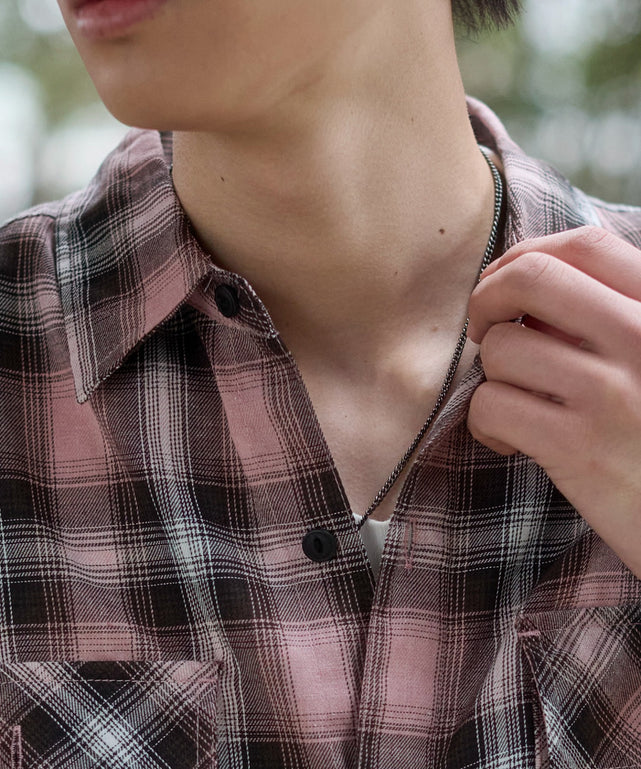 オンブレチェックシャツ（SS）