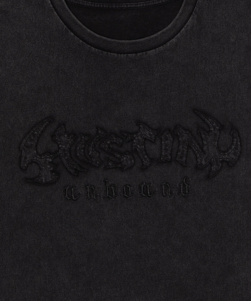 ブリーチダメージアップリケノースリーブ