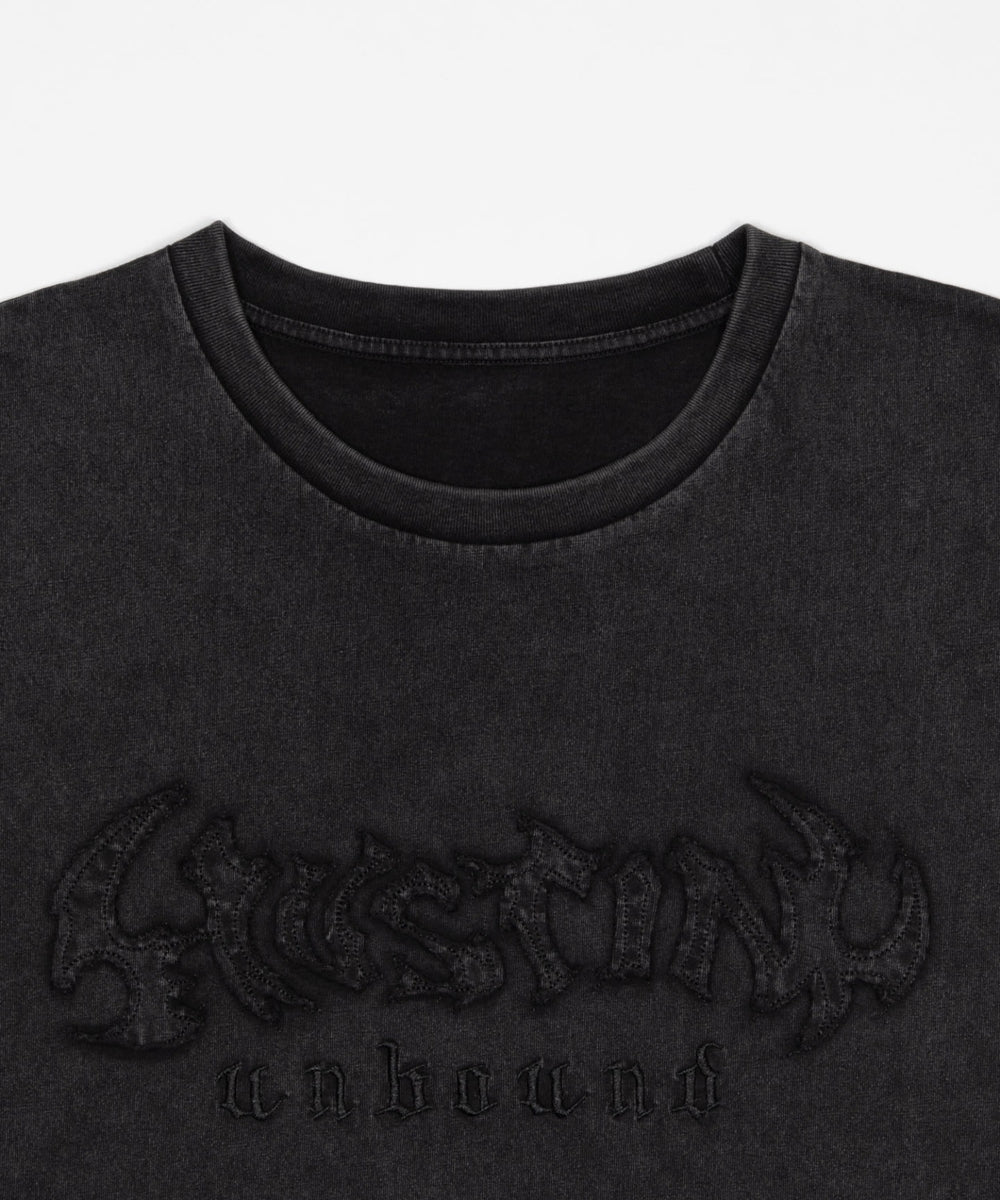 ブリーチダメージアップリケノースリーブ