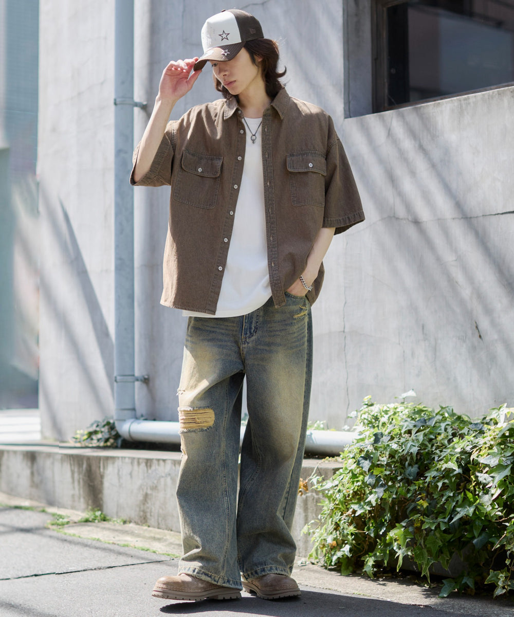 ブラウンソノタ モデル：182cm L着用