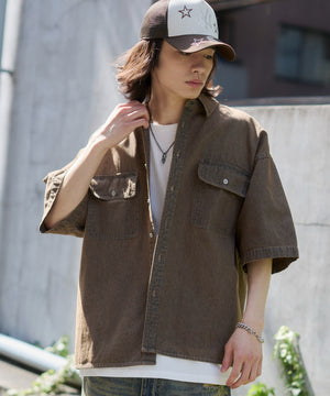 ブラウンソノタ モデル：182cm L着用