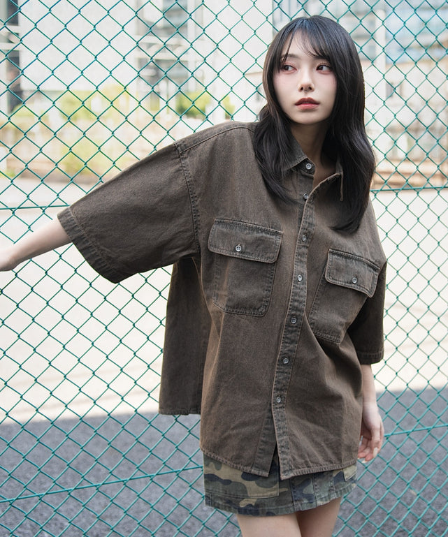 ブラウンソノタ モデル：159cm M着用