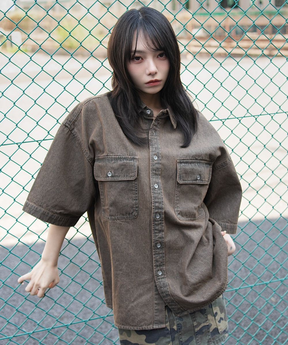 ブラウンソノタ モデル：159cm M着用