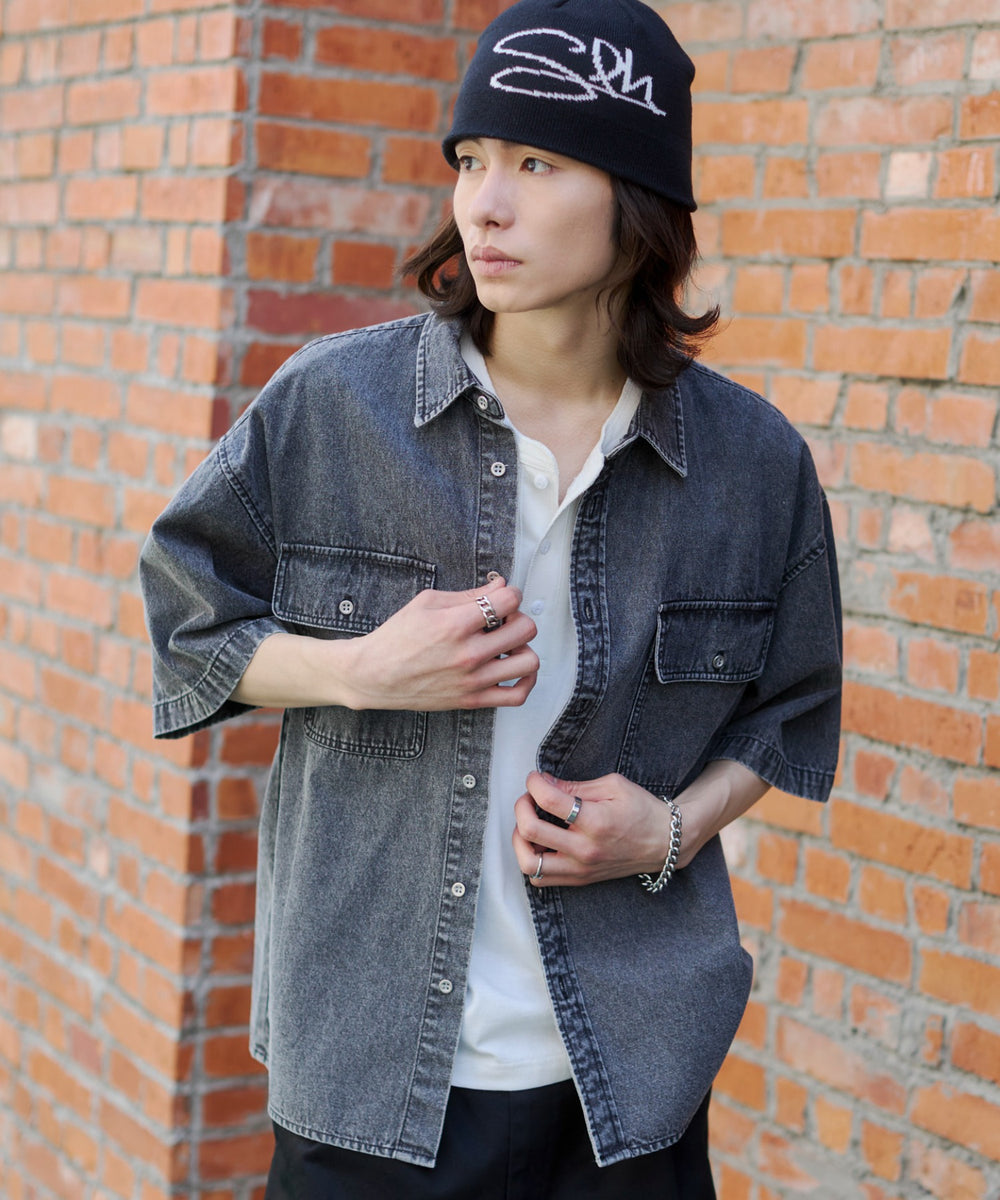 デニムブラックソノタ モデル：182cm L着用