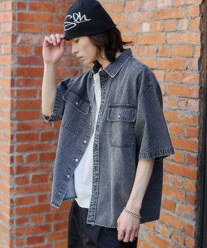 デニムブラックソノタ モデル：182cm L着用