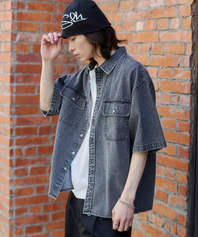 デニムブラックソノタ モデル：182cm L着用