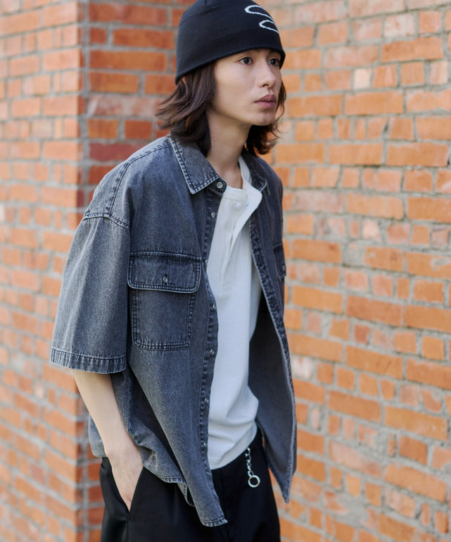 デニムブラックソノタ モデル：182cm L着用