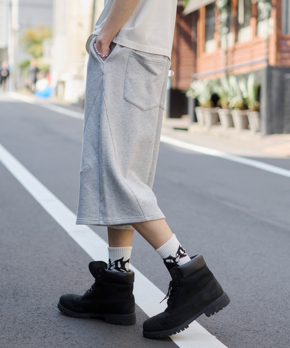 杢グレー モデル：182cm L着用