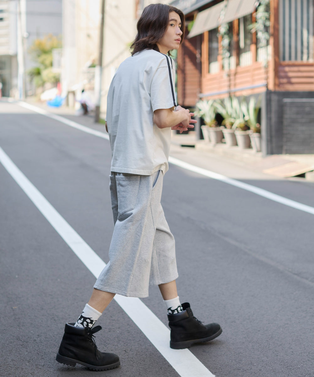 杢グレー モデル：182cm L着用
