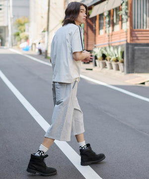 杢グレー モデル：182cm L着用