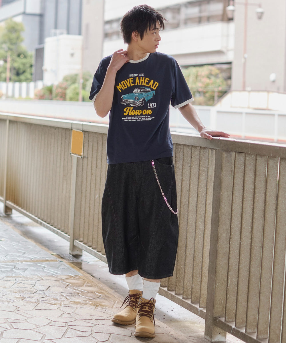 ネイビー モデル：181cm L着用