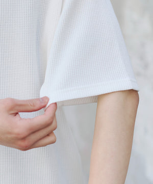 ワッフルヘンリーネックT（SS）