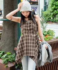 ブラウンチェック１ / F