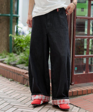 デニムブラックソノタ モデル：182cm L着用