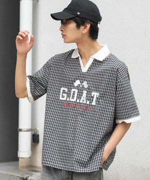 ブラックチェック1 モデル：180cm L着用